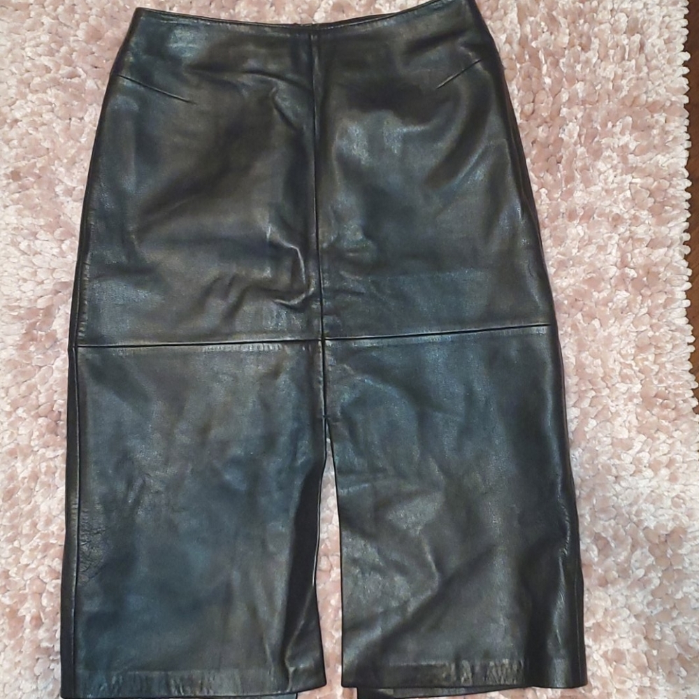 VS2 LEATHER SKIRT